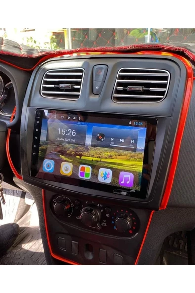 demirusta DACIA-RENAULT UYUMLU CARPLAY+AND.AUTO NAVİGASYON DVD USB BT KAMERA