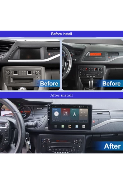 demirusta C5 CARPLAY+AND.AUTO NAVİGASYON DVD USB BT KAMERA Uyumlu ürün görseli