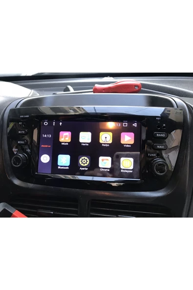demirusta doblo 2006-2015 Uyumlu  7''CARPLAY+AND.AUTO NAVİGASYON DVD USB BT KAMERA