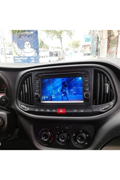demirusta DOBLO Uyumlu NAVİGASYON DVD USB BT KAMERA 7'' FOR-X
