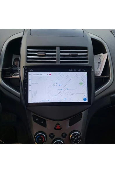 demirusta chevrolet aveo CARPLAY+AND.AUTO NAVİGASYON DVD USB BT KAMERA Uyumlu
