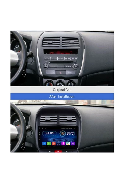 demirusta Mitsubishi Asx Carplay+and.auto Navigasyon Dvd Usb Bt Kamera