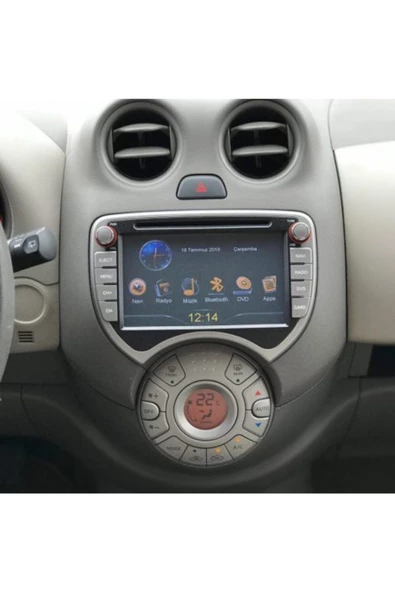 demirusta Nissan Micra Carplay + and Auto Uyumlu Navigasyon Dvd Usb Bt Kamera - Resim 3