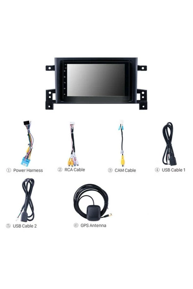 demirusta Suzuki Grand Vitara (2005-2011) uyumlu  WİFİ usb BT KAMERA