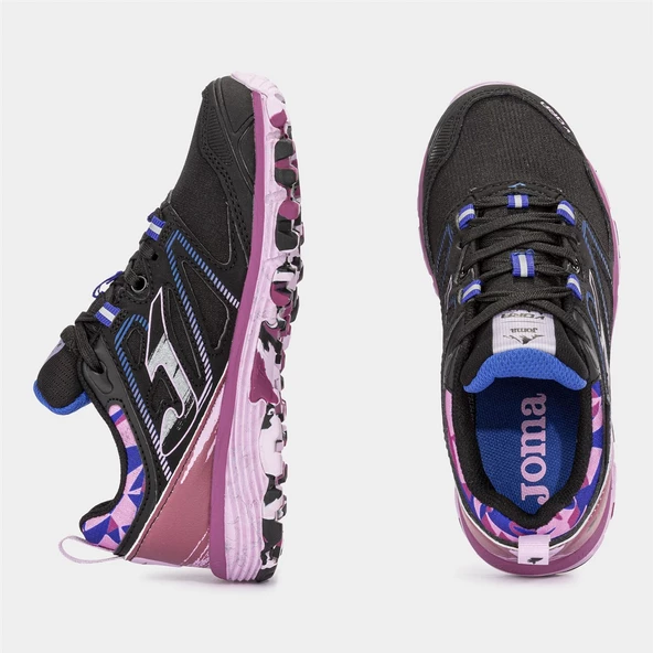 Joma Vora Jr 2431 Siyah/Pembe Outdoor Çocuk/Yetişkin Su Geçirmez Spor Ayakkabı - JVORAW2431 - 4