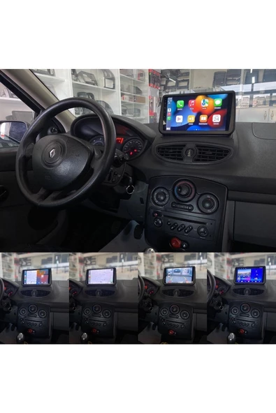demirusta clio 3 carplay YOUTUBE yandex WİFİ usb BT KAMERA Uyumlu ürün görseli