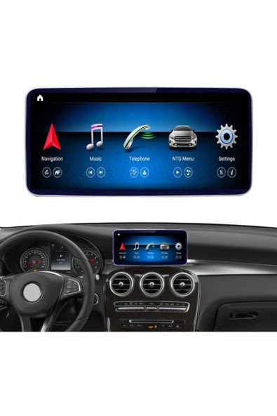 Navimex Benz Glc-class X253 2016-2018 Gps Wifi Mobil Tv Carplay Kamera - 3