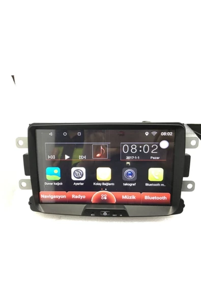 Necvox Dacia 8''navigasyon Wifi Mobil Tv Dvd Kamera Uyumlu