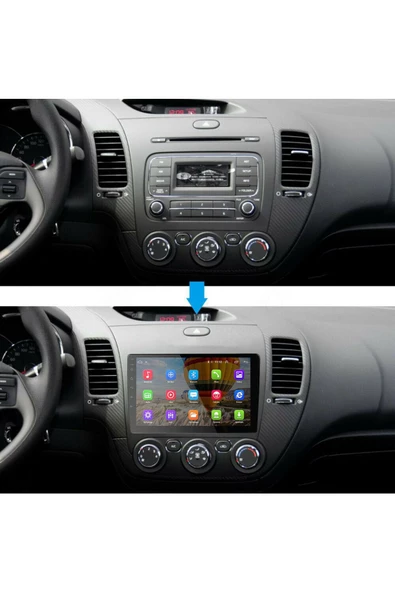 demirusta Kia Picanto Carplay  Uyumlu Android Navigasyon Dvd Usb Bt Kamera ürün görseli