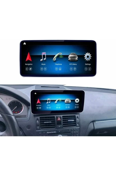 demirusta Benz C-class W204 2007-10 Navigasyon Dvd Usb Wifi Carplay Kamera ürün görseli