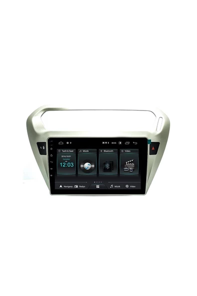 demirusta Citroen C-elysee Carplay+and.auto Navigasyon Dvd Usb Bt Kamera Uyumlu