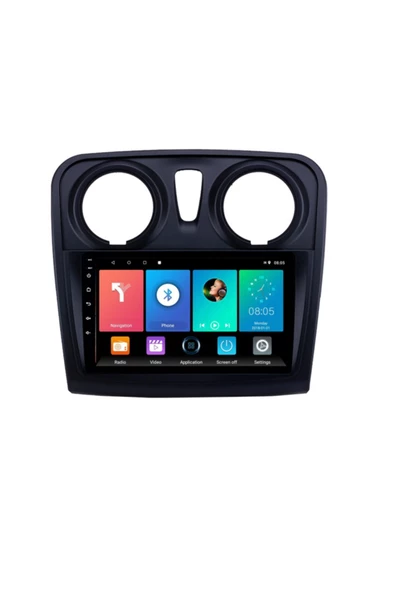 demirusta Dacıa 9'' Android Navigasyon Wifi Mobil Tv Dvd Kamera Hediye