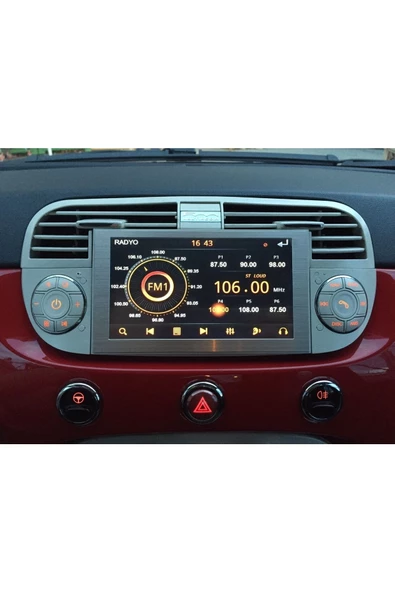 demirusta Fiat 500 Carplay Navigasyon Dvd Usb Bt Kamera Hediye - Resim 3