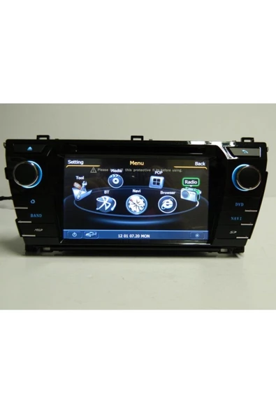Necvox Toyota Corolla 2012-2013-2014-2015 Navigasyon Dvd Kamera