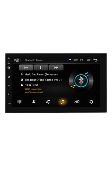 demirusta Universal Mp5 Navigasyon Dvd Usb Bluetooth Hd Kamera Hediye - 2