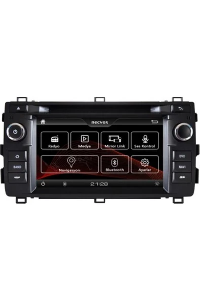 Necvox Dva-s 9980 Toyota Aurıs Gps Dvd Usb Bt Hd Kamera Hediye