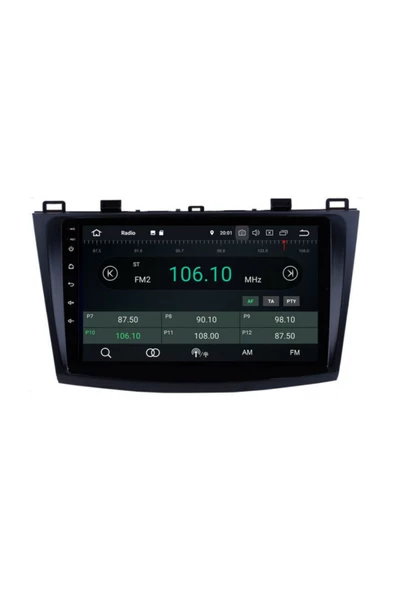 demirusta Mazda3 2010-2012 2gb Ram Android Navigasyon Usb Bt Kamera - Resim 2