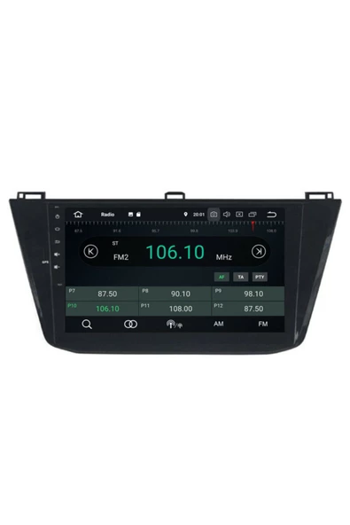 demirusta Vw Tiguan 2016-2018 Android Navigasyon Dvd Usb Bluetooth Kamera