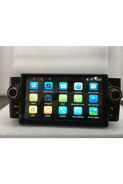 demirusta Fiat Linea Punto Eski Kasa Android Navigasyon Usb Bt Kamera