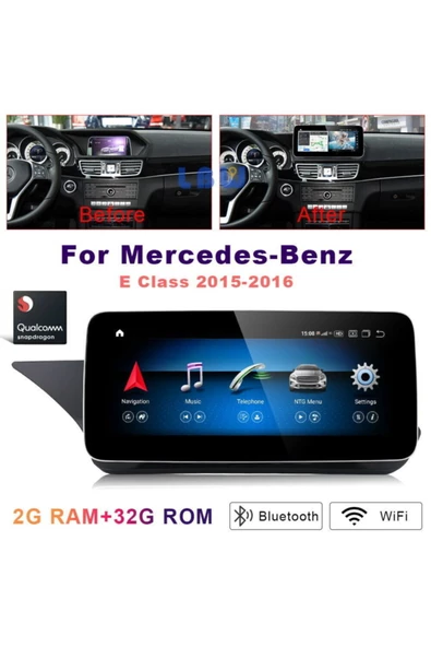 demirusta Mercedes Benz E-Class 2015-17 Carplay 32hdd Android Usb Bt Kamera - Resim 5