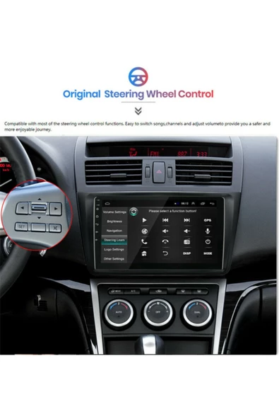 demirusta Mazda 6 (2008-2012) 2gb Ram Android Navigasyon Usb Bt Kamera - Resim 3