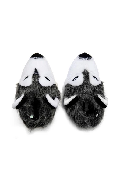Twigy CC0530 TW HUSKY Erkek Hayvanlı Panduf Gri 40-45 - 3