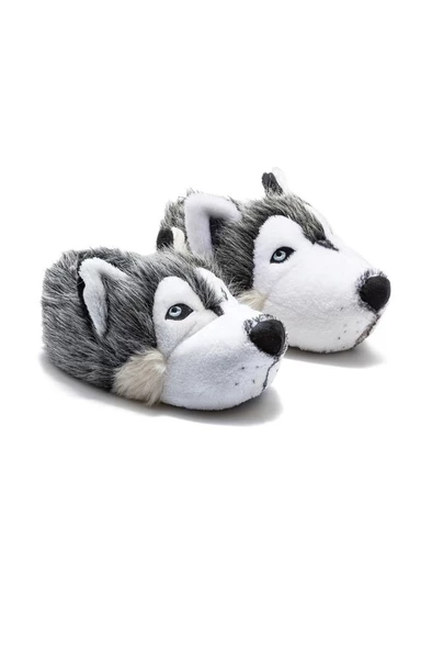 Twigy CC0530 TW HUSKY Erkek Hayvanlı Panduf Gri 40-45