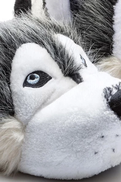 Twigy CC0530 TW HUSKY Erkek Hayvanlı Panduf Gri 40-45 - 2