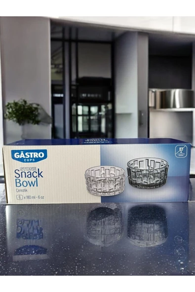 KIRILMAZ ÇEREZLİK 180 ML ŞIK KASE SUNUMLUK KRİSTAL KESİM ÖZEL ÜRETİM 10 ADET - 6