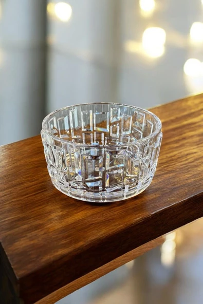 KIRILMAZ ÇEREZLİK 180 ML ŞIK KASE SUNUMLUK KRİSTAL KESİM ÖZEL ÜRETİM 10 ADET - 3