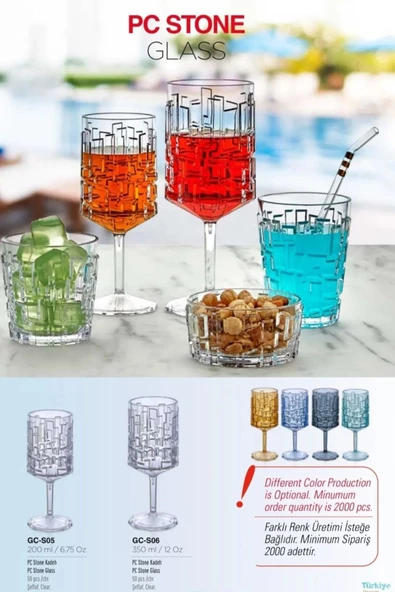 KIRILMAZ ÇEREZLİK 180 ML ŞIK KASE SUNUMLUK KRİSTAL KESİM ÖZEL ÜRETİM 6 ADET - 8