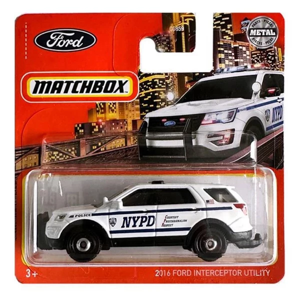 C0859 Matchbox 1:64 Tekli Arabalar 2016 Ford Interceptor Utility HFT13