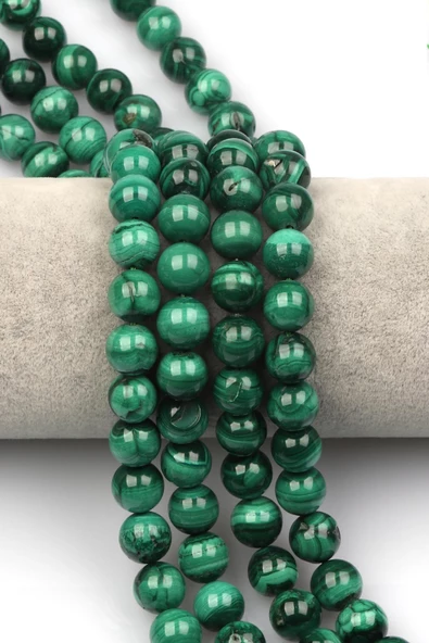 Malakit ( AB Kalite ) Doğaltaş Dizi 10 mm Küre Kesim ürün görseli