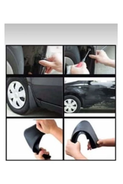 ucuzdukkan28 Honda Acura Oto Paçalık Esnek Kauçuk Çamurluk 2'li - Resim 3