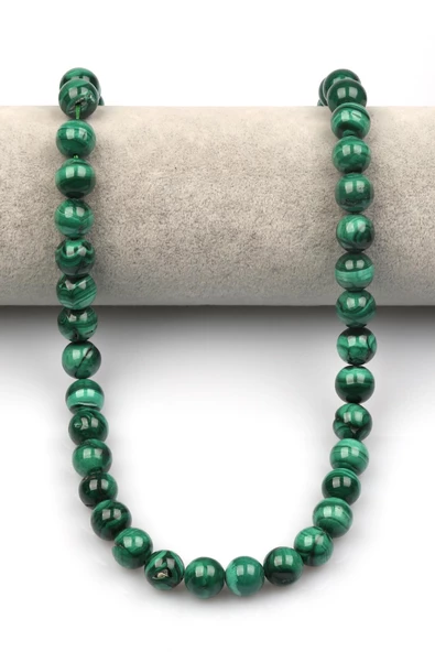 Malakit ( AB Kalite ) Doğaltaş Dizi 10 mm Küre Kesim - Resim 2