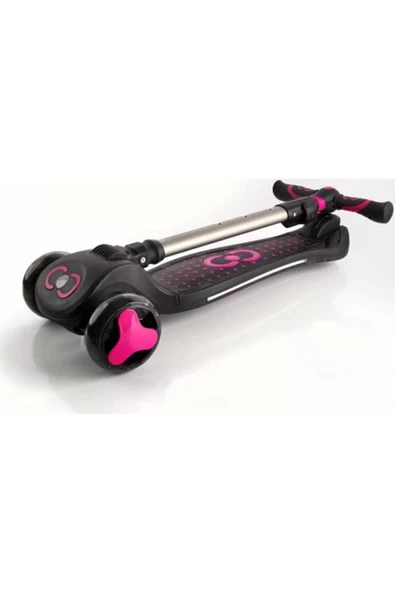 Pembe Nova Işıklı Çocuk Scooterı - 3