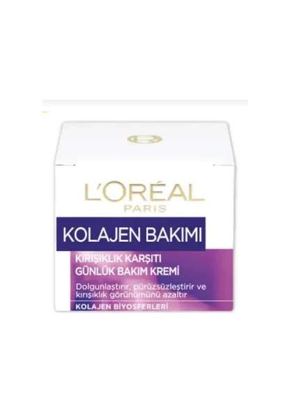 L'Oreal Paris Kolajen Kırışıklık Karşıtı Günlük Bakım Kremi 50 ML