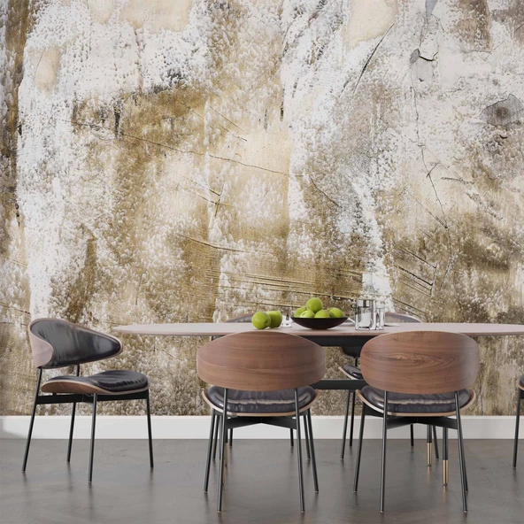 3 Boyutlu Eskitme Duvar Temalı Duvar Kağıdı - Resim 5