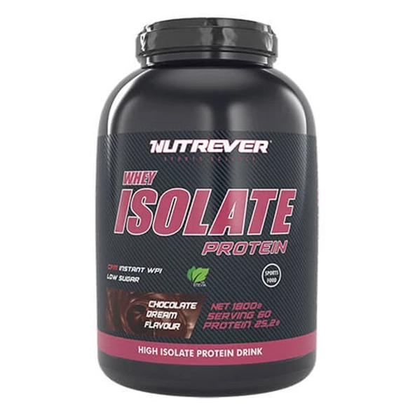 Nutrever Whey Isolate Protein 1800 Gr İzole Protein Tozu