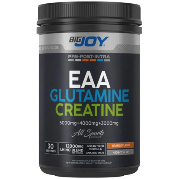 Bigjoy EAA+Glutamine+Creatine Portakal 480g