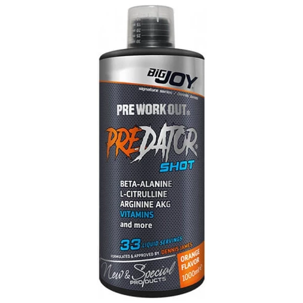 Bigjoy Sports Predator Shot 1000 ml Portakal Aromalı ürün görseli