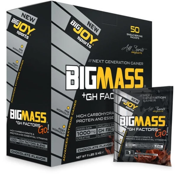 BigJoy BigMass Go Gh Factors 50 Servis 5000 gr Çikolata