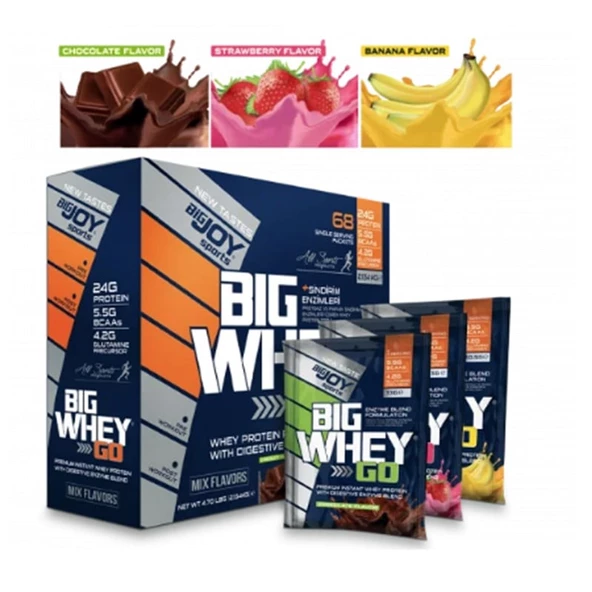 Bigjoy BigWhey Go Whey Protein Tozu 68 Mix Paket