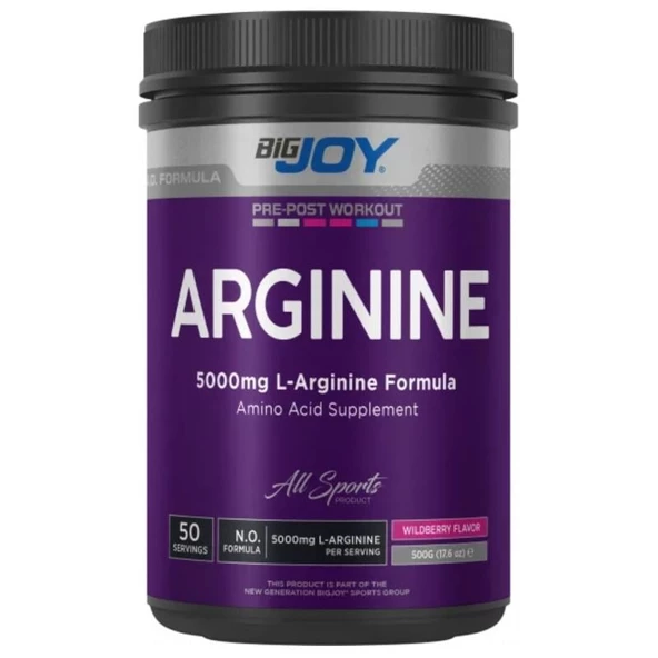 Bigjoy Arginine Powder (Arjinin) 500 gr Amino Asit