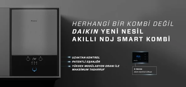 DAİKİN NDJ Smart Premix 28 kW (D2CND028) Tam Yoğuşmalı Akıllı Kombi - 6