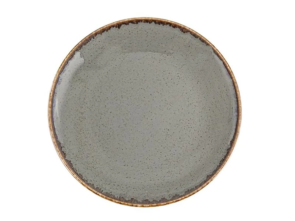 Porland Seasons Koyu Gri Düz Tabak 28cm 187628 04ALM002450
