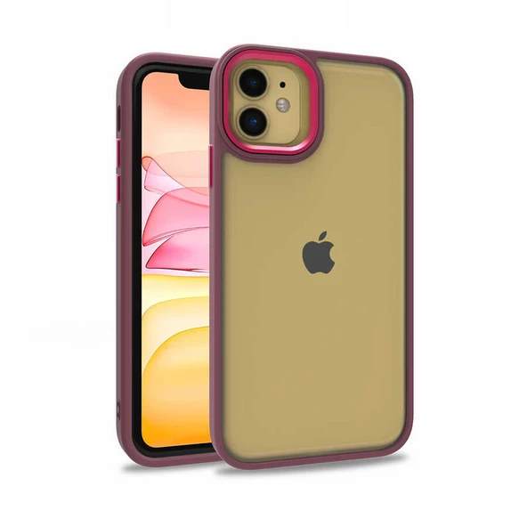 iPhone 11 Kılıf Flora Kamera Çıkıntılı Arkası Şeffaf Köşeleri Parlak Renkli Işlemeli Flora Kapak - Resim 6
