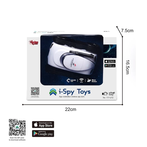 Wi-Fi Telefon Kontrollü Kameralı Keşif Aracı - 4