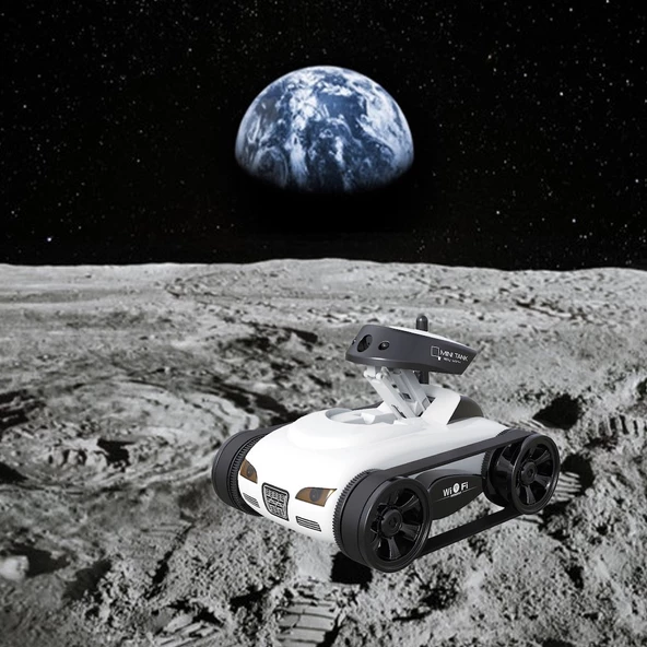 Wi-Fi Telefon Kontrollü Kameralı Keşif Aracı - 3