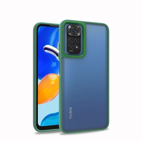 Xiaomi Redmi Note 11 Pro 5G Kılıf Kamera Çıkıntılı Arkası Şeffaf Köşeleri Parlak Renkli Işlemeli Flora Kapak - Resim 10